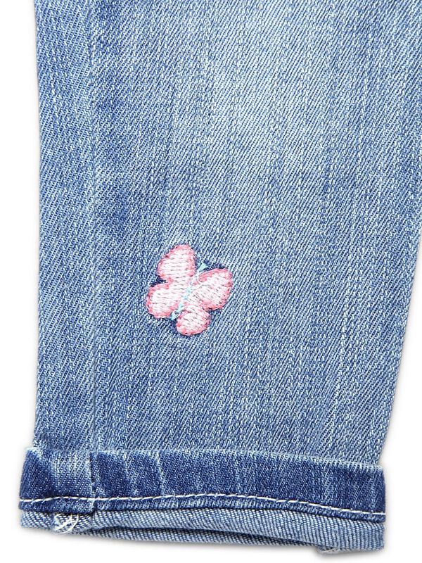 Mid Wash Embroidered Denims image number null